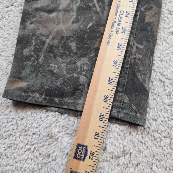 Abercrombie and Fitch Camo Baggy Carpenter Pants Torn/Used Style Size 36x32 USA - Picture 5 of 8